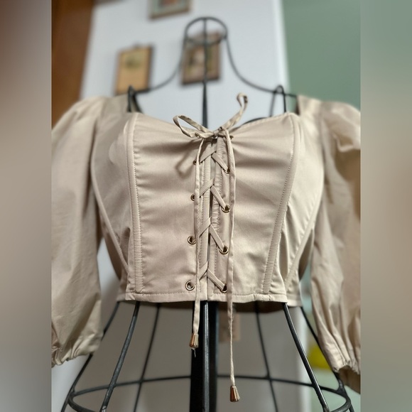 NWT Oh Polly Boned Corset top - Picture 6 of 10